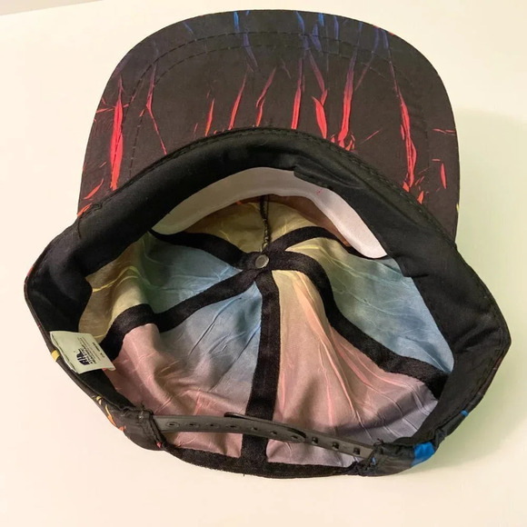 Vintage Reynolds Paint Splatter Atheltic Headwear Hap Snapback Nylon Cap - Picture 11 of 16